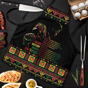 When I'm Born I'm Black Apron Black History Black Month