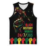 When I'm Born I'm Black Basketball Jersey Black History Black Month LT9