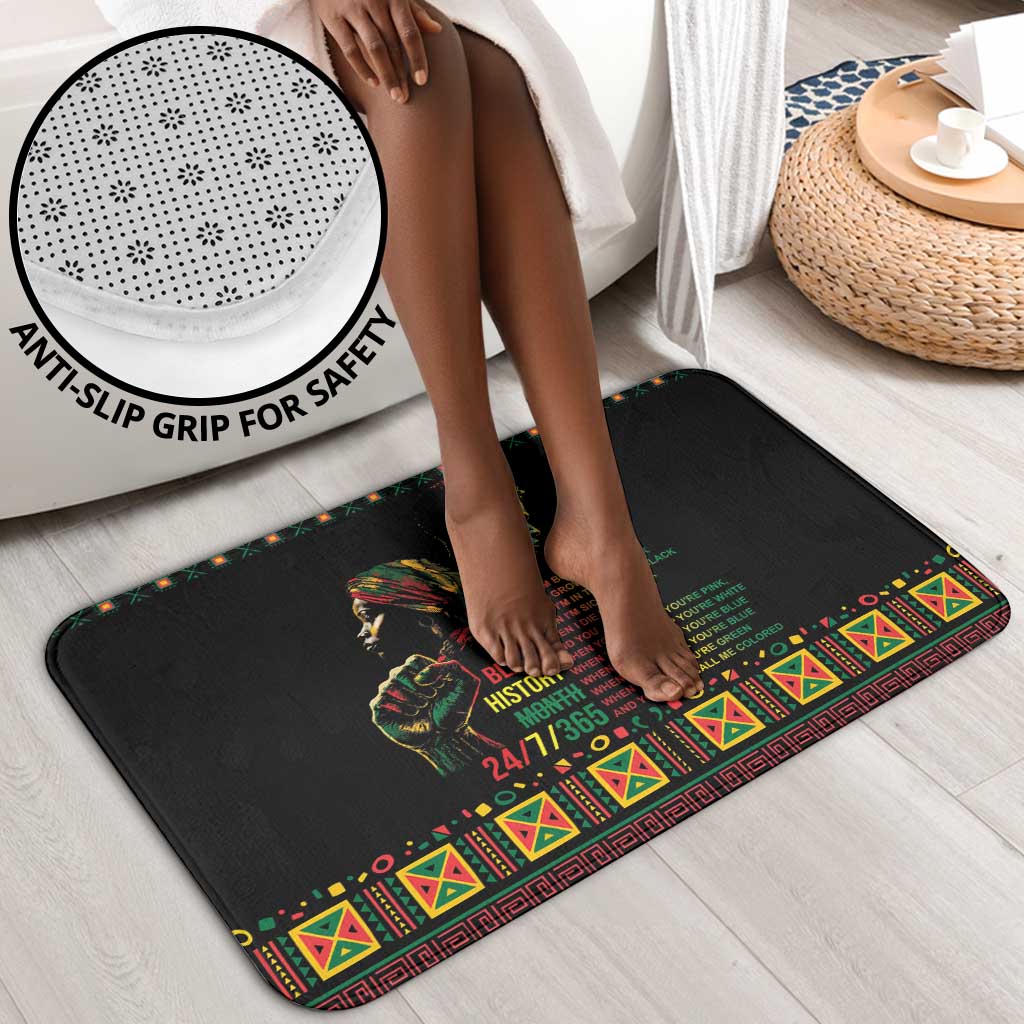 When I'm Born I'm Black Bathroom Set Black History Black Month
