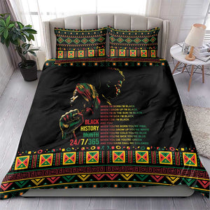 When I'm Born I'm Black Bedding Set Black History Black Month