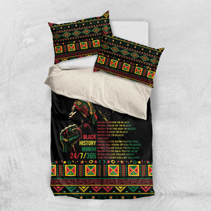 When I'm Born I'm Black Bedding Set Black History Black Month