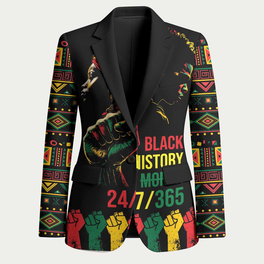 When I'm Born I'm Black Blazer Black History Black Month