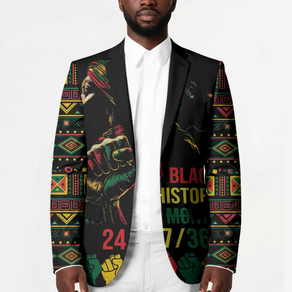 When I'm Born I'm Black Blazer Black History Black Month