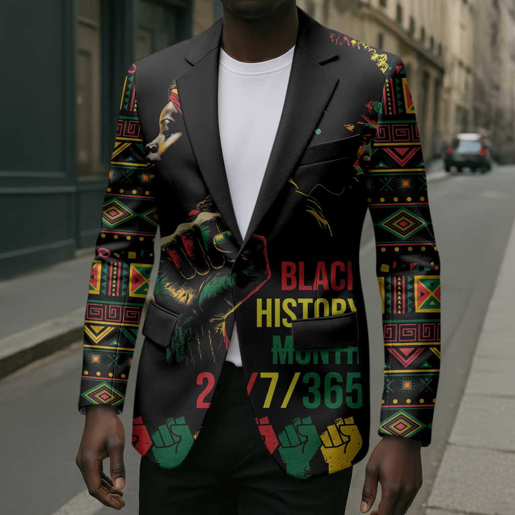 When I'm Born I'm Black Blazer Black History Black Month