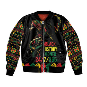 When I'm Born I'm Black Bomber Jacket Black History Black Month