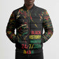 When I'm Born I'm Black Bomber Puffer Jacket Black History Black Month