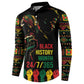 When I'm Born I'm Black Button Sweatshirt Black History Black Month