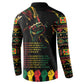 When I'm Born I'm Black Button Sweatshirt Black History Black Month