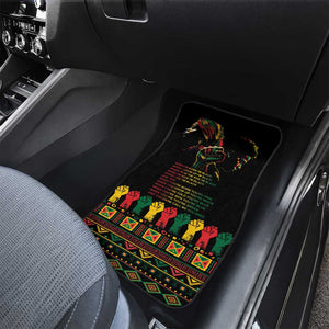 When I'm Born I'm Black Car Mats Black History Black Month