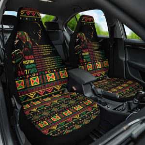 When I'm Born I'm Black Car Seat Cover Black History Black Month