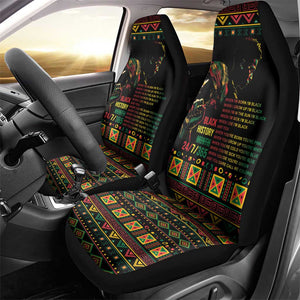 When I'm Born I'm Black Car Seat Cover Black History Black Month