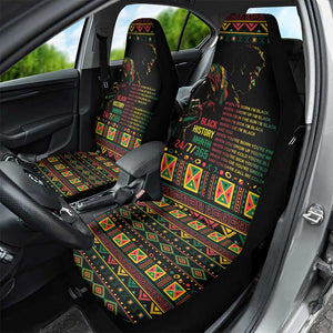 When I'm Born I'm Black Car Seat Cover Black History Black Month