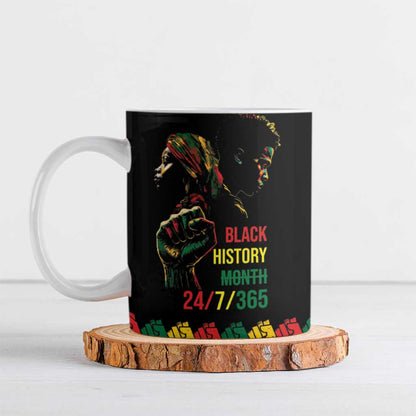 When I'm Born I'm Black Ceramic Mug Black History Black Month