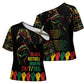 When I'm Born I'm Black Cross Shoulder Shirt Black History Black Month