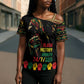 When I'm Born I'm Black Cross Shoulder Shirt Black History Black Month