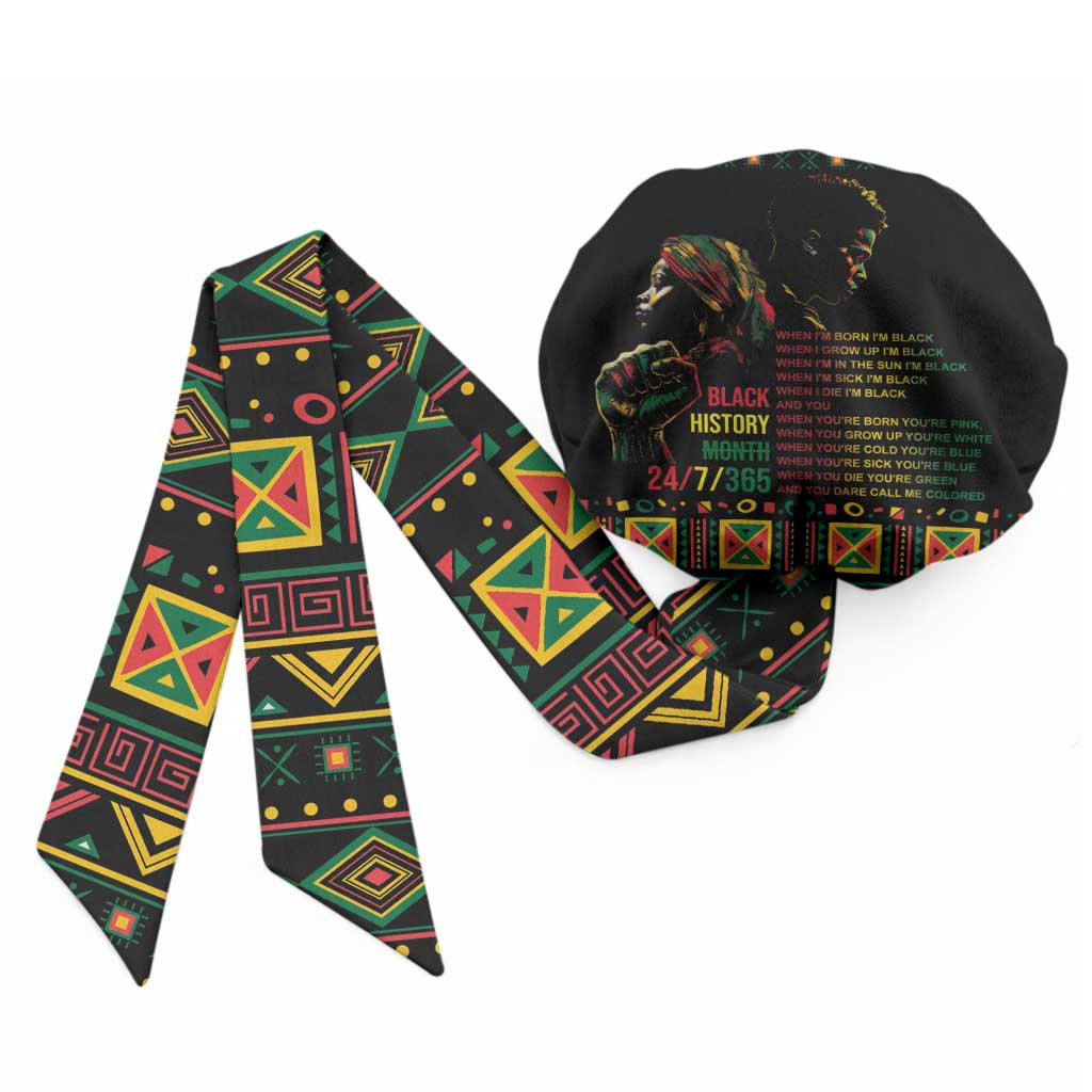 When I'm Born I'm Black Easy Headwrap Black History Black Month