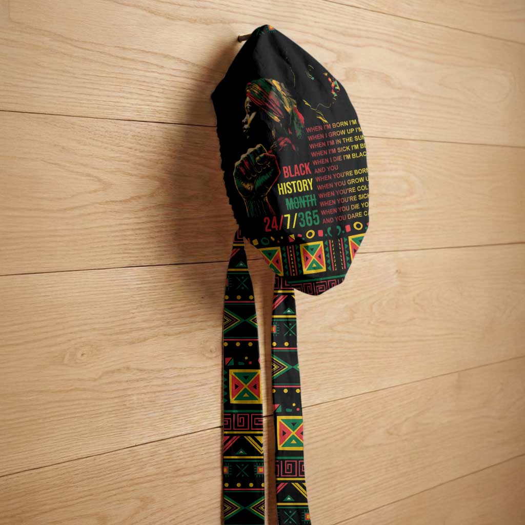 When I'm Born I'm Black Easy Headwrap Black History Black Month