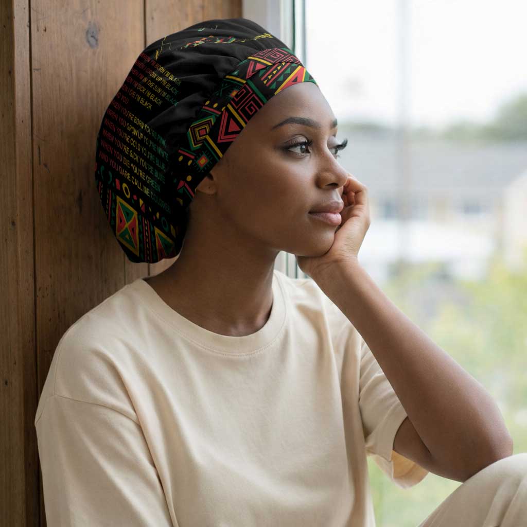 When I'm Born I'm Black Easy Headwrap Black History Black Month