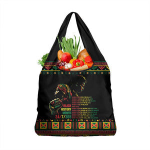 When I'm Born I'm Black Grocery Bag Black History Black Month