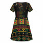 When I'm Born I'm Black Kid Short Sleeve Dress Black History Black Month