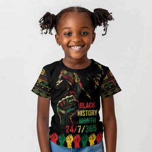 When I'm Born I'm Black Kid T shirt Black History Black Month