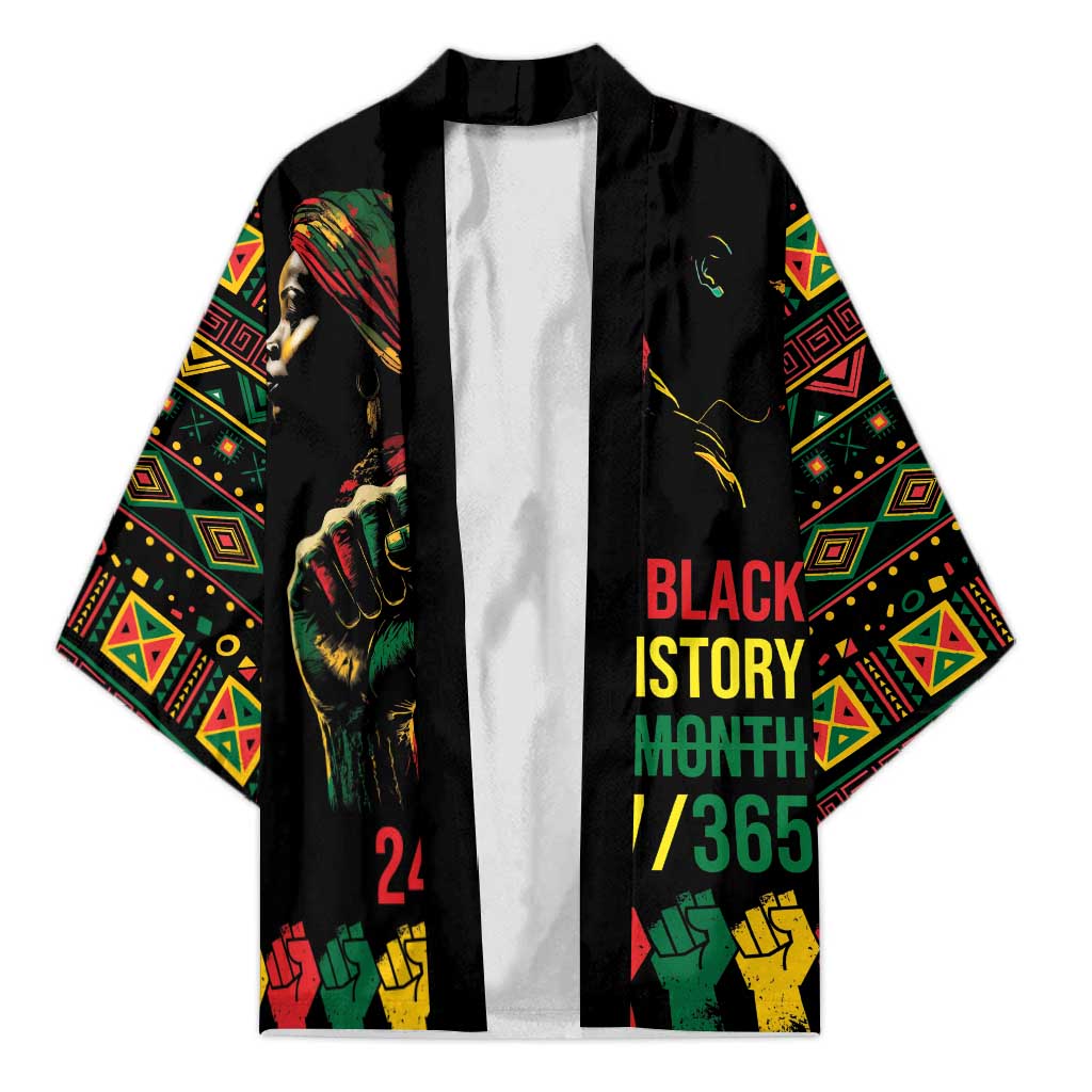 When I'm Born I'm Black Kimono Black History Black Month