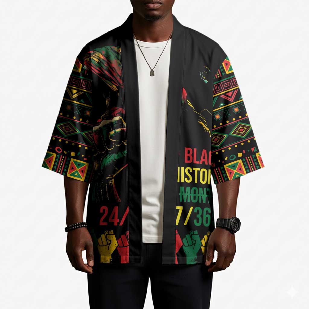 When I'm Born I'm Black Kimono Black History Black Month