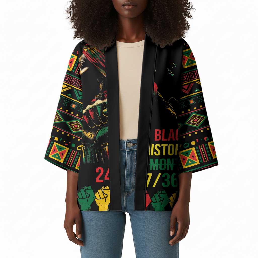 When I'm Born I'm Black Kimono Black History Black Month