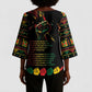 When I'm Born I'm Black Kimono Sleeve Blouse Black History Black Month