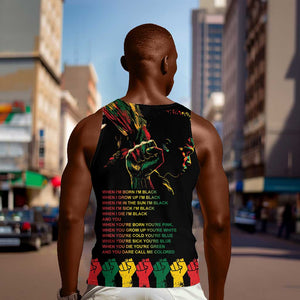 When I'm Born I'm Black Men Tank Top Black History Black Month