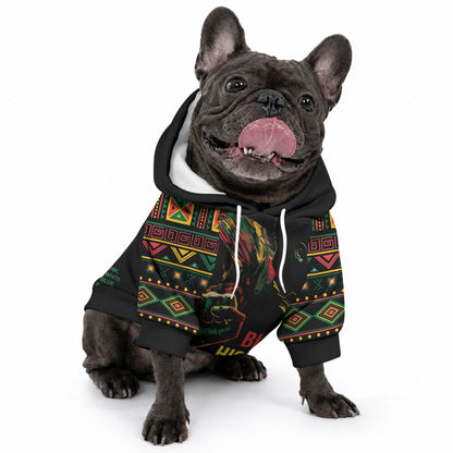 When I'm Born I'm Black Pet Hoodie Black History Black Month