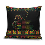 When I'm Born I'm Black Pillow Cover Black History Black Month