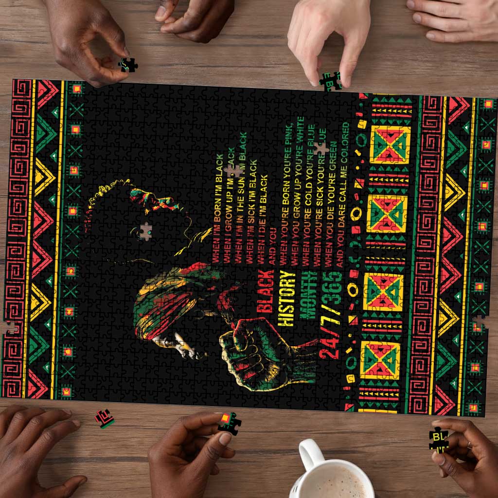 When I'm Born I'm Black Puzzle Black History Black Month