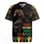 When I'm Born I'm Black Rugby Jersey Black History Black Month