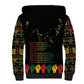 When I'm Born I'm Black Sherpa Hoodie Black History Black Month