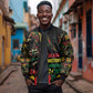 When I'm Born I'm Black Sleeve Zip Bomber Jacket Black History Black Month