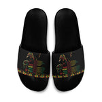 When I'm Born I'm Black Slide Sandals Black History Black Month