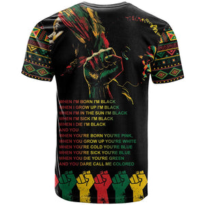 When I'm Born I'm Black T shirt Black History Black Month