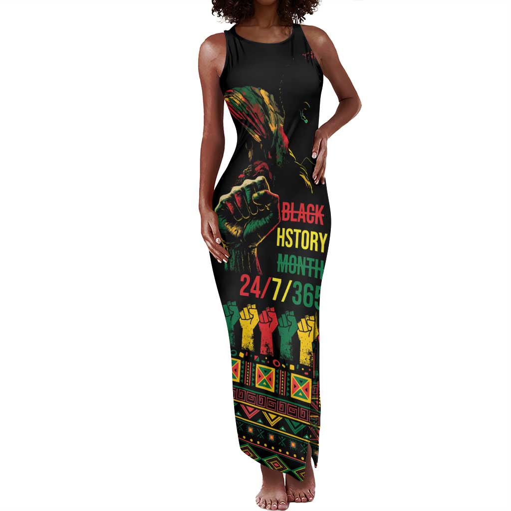 When I'm Born I'm Black Tank Maxi Dress Black History Black Month