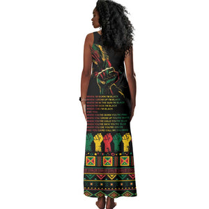 When I'm Born I'm Black Tank Maxi Dress Black History Black Month