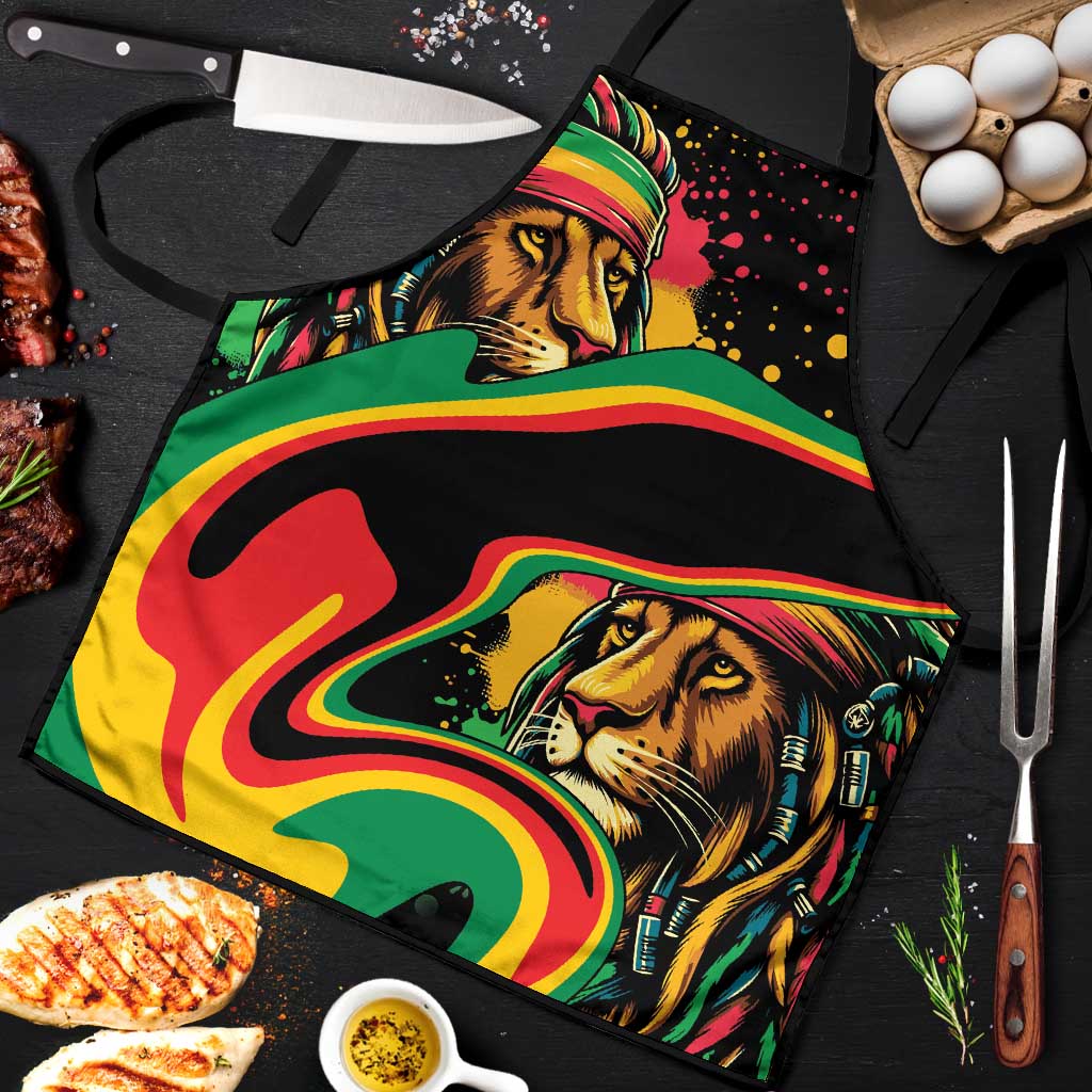 Proud Afro-Jamaicans Rasta Lion Apron Reggae My Soul