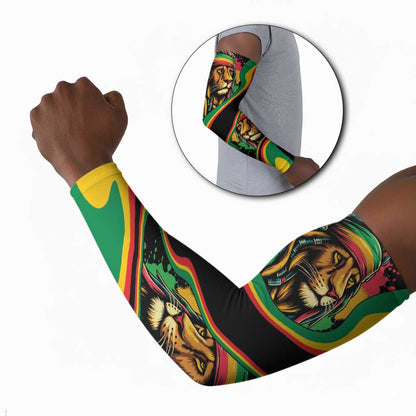 Proud Afro-Jamaicans Rasta Lion Arm Sleeves Reggae My Soul