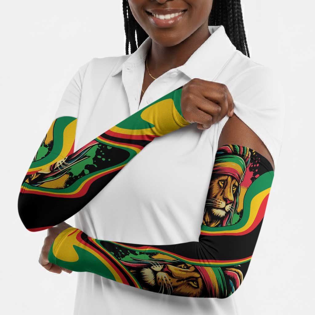 Proud Afro-Jamaicans Rasta Lion Arm Sleeves Reggae My Soul