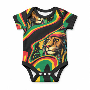 Proud Afro-Jamaicans Rasta Lion Baby Onesie Reggae My Soul