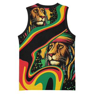 Proud Afro-Jamaicans Rasta Lion Basketball Jersey Reggae My Soul LT9