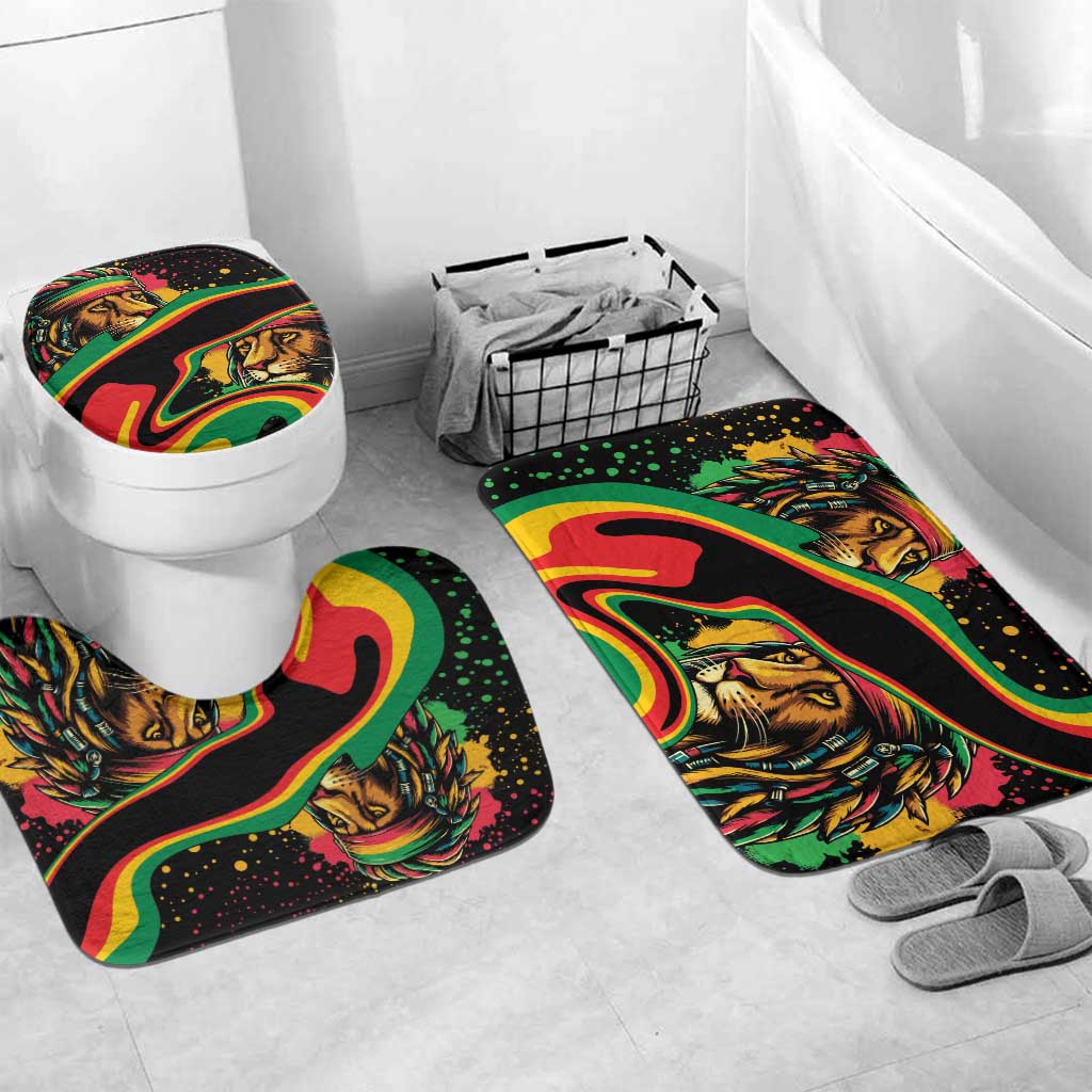 Proud Afro-Jamaicans Rasta Lion Bathroom Set Reggae My Soul