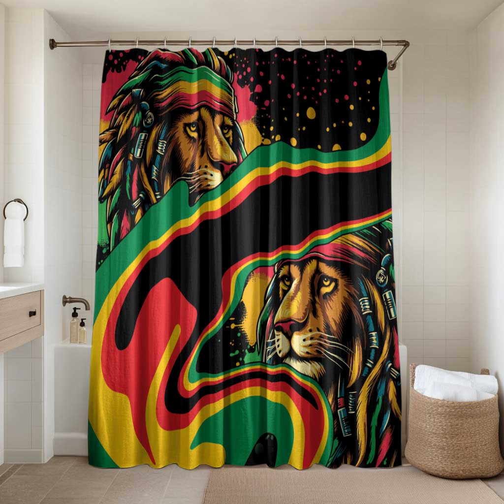 Proud Afro-Jamaicans Rasta Lion Bathroom Set Reggae My Soul