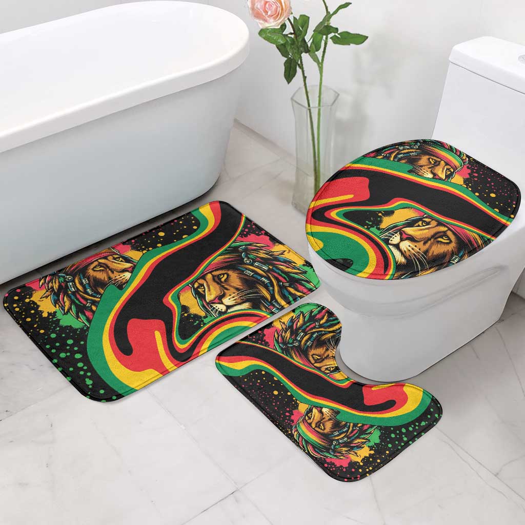 Proud Afro-Jamaicans Rasta Lion Bathroom Set Reggae My Soul