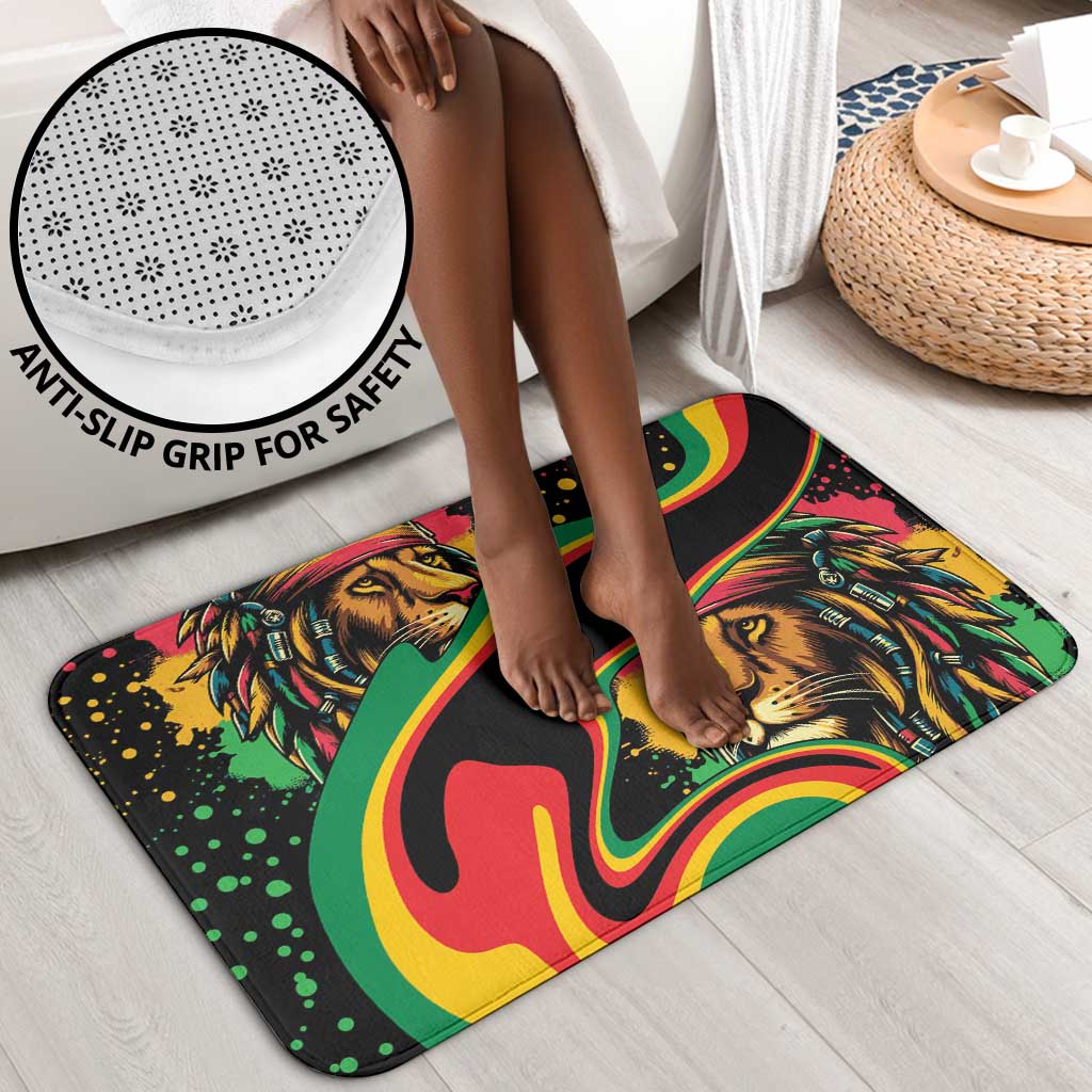 Proud Afro-Jamaicans Rasta Lion Bathroom Set Reggae My Soul