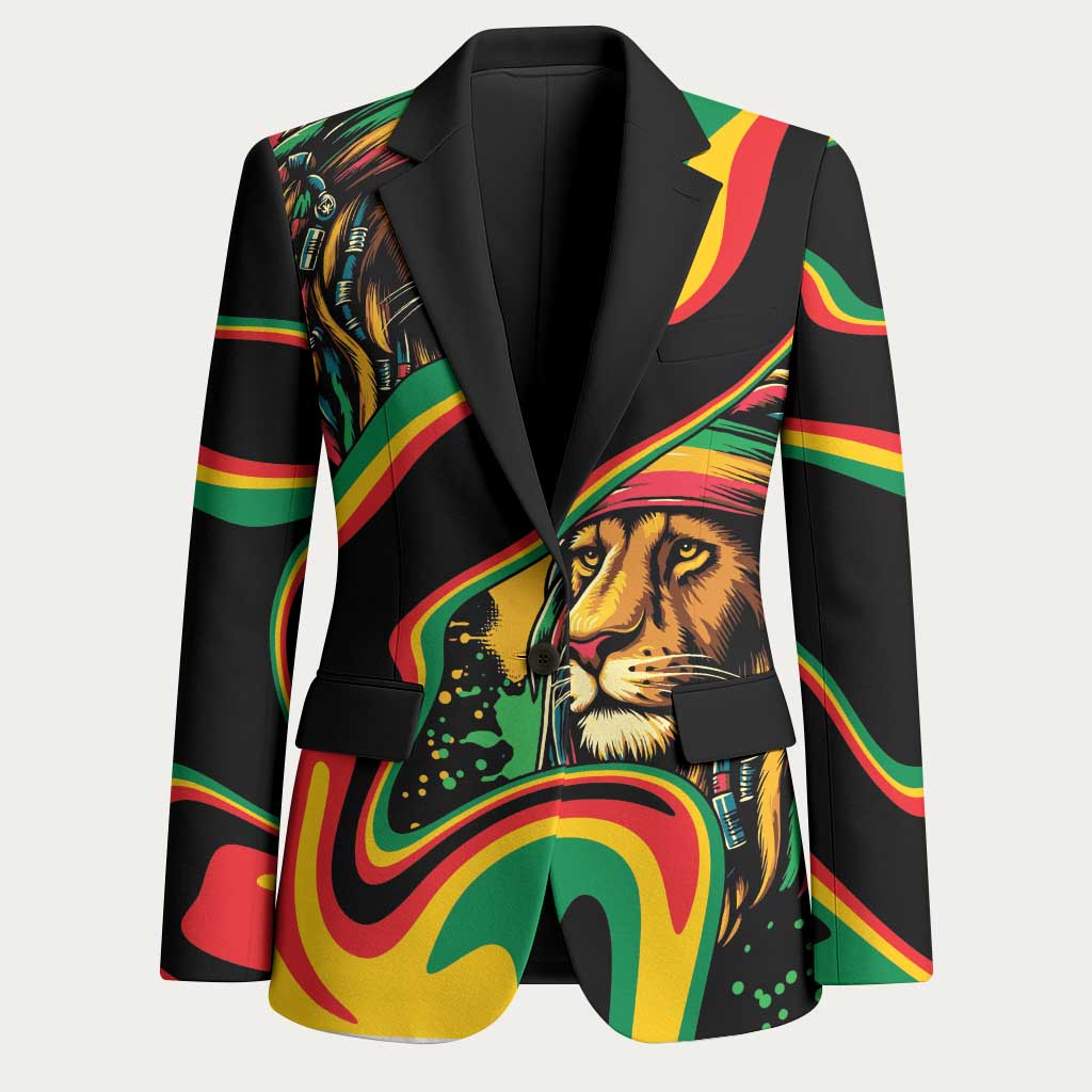 Proud Afro-Jamaicans Rasta Lion Blazer Reggae My Soul